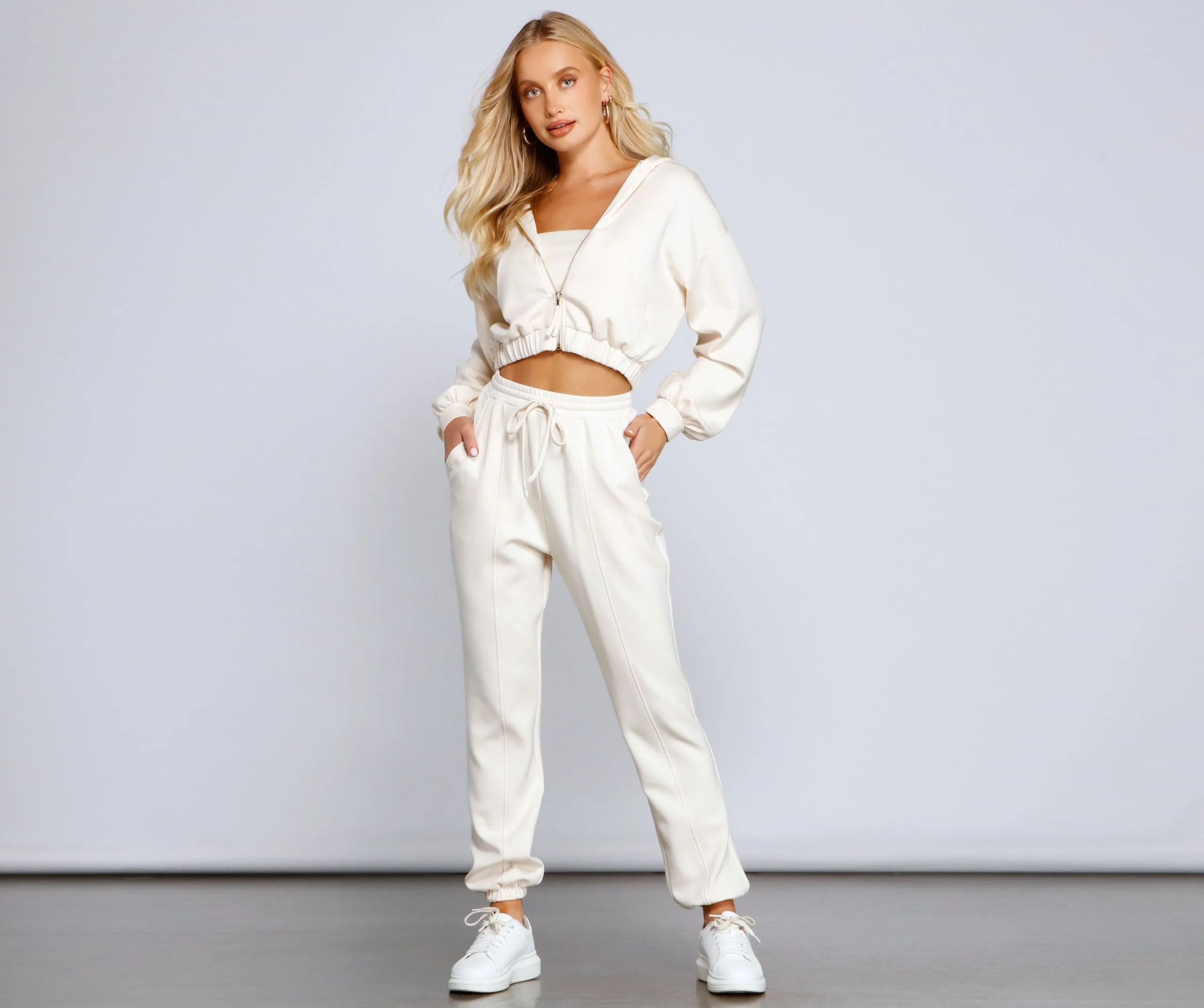 Trendsetting Babe Zip-Up Hoodie
