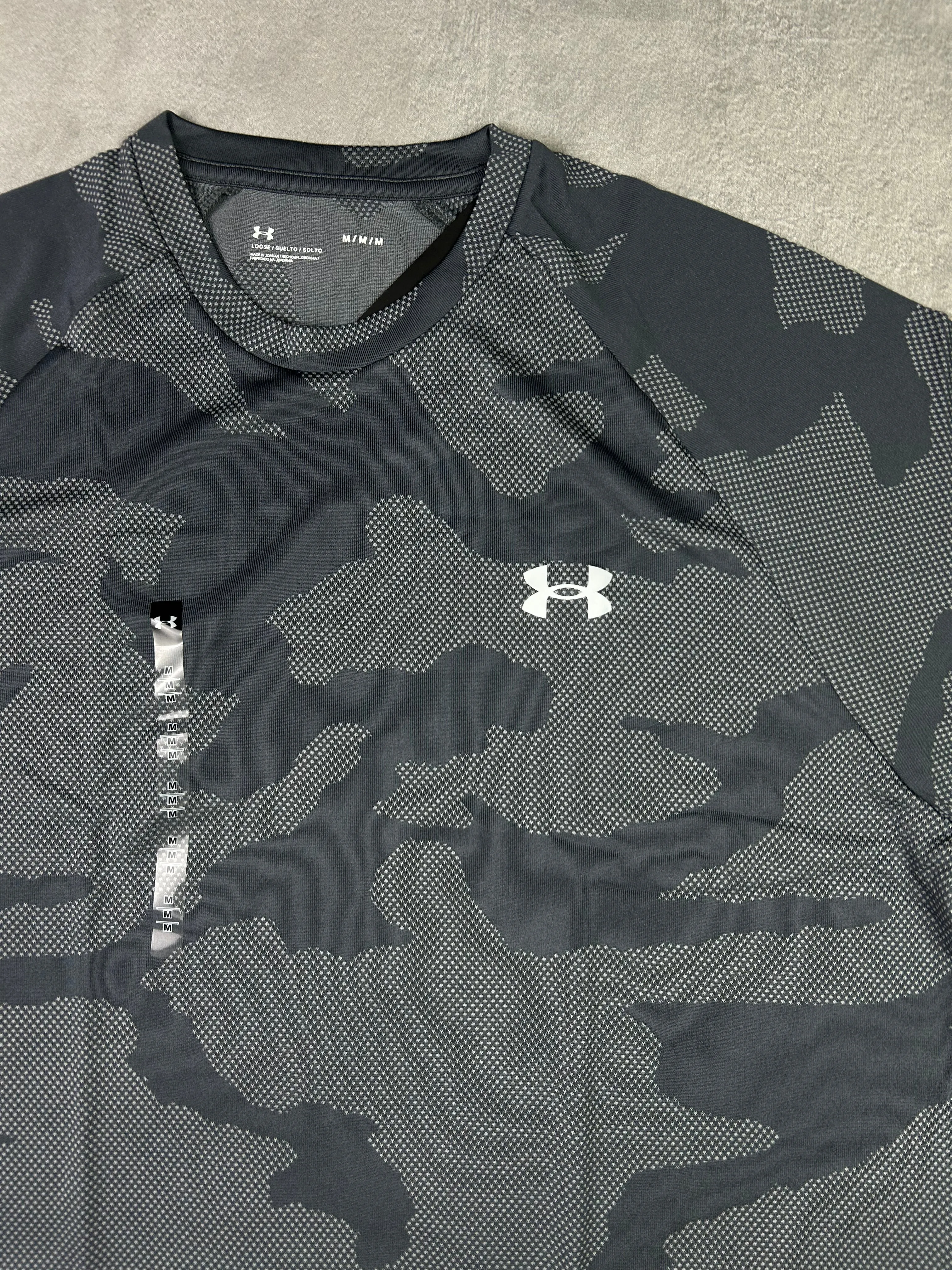 under armour Jacquard camo Men's t shirt grey