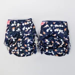 V1 Hybrid Fitted Nappy Cover| Moonlight Mischief