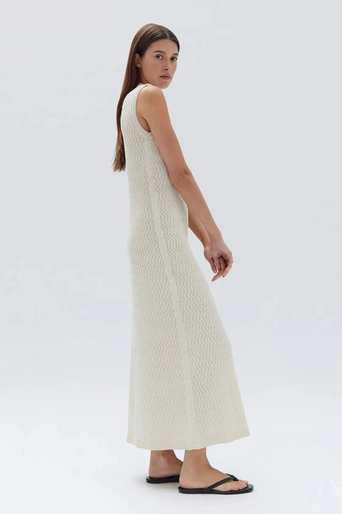 Veda Knit Dress Stone