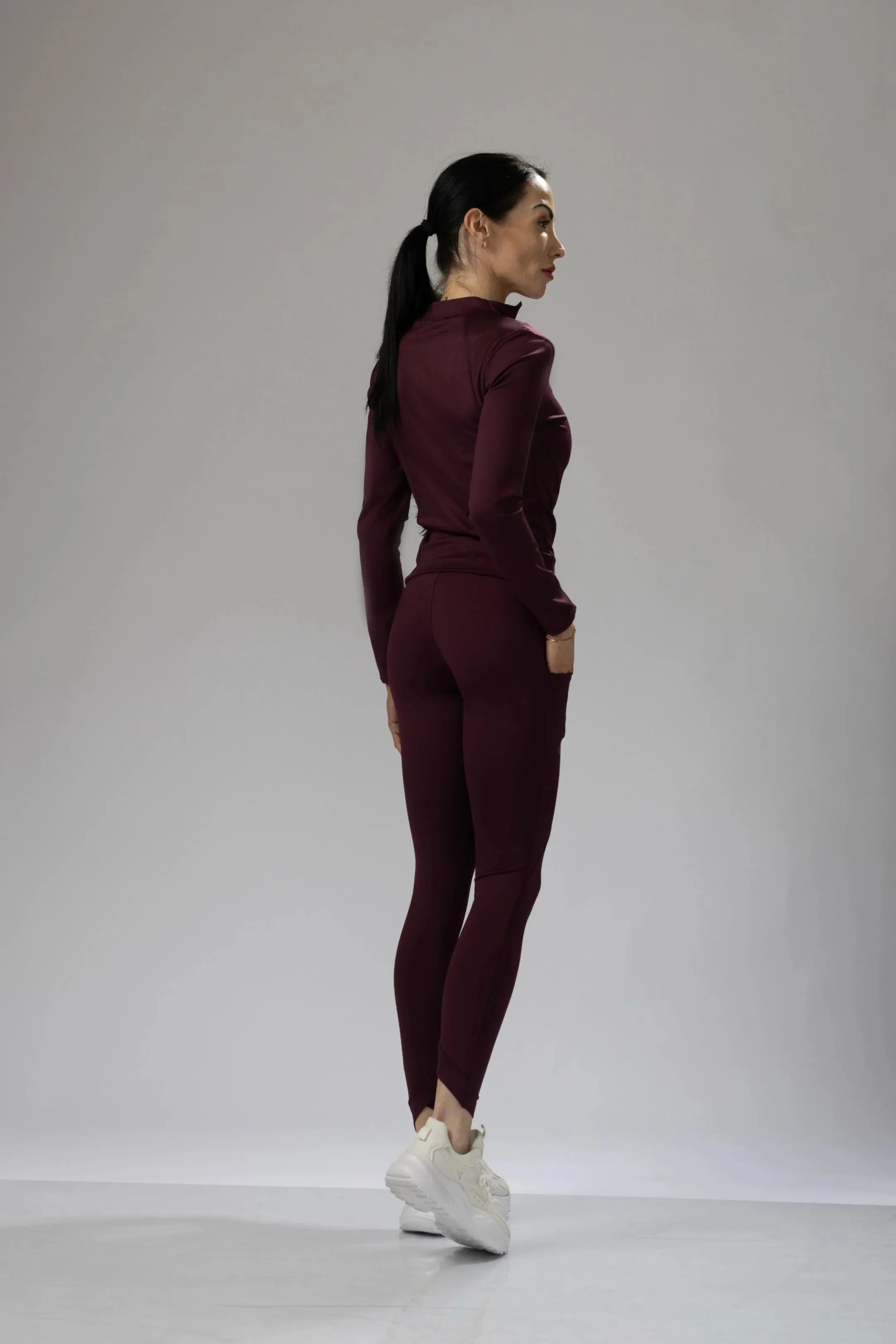 Velocity Quarter-Zip Mesh Performance Top