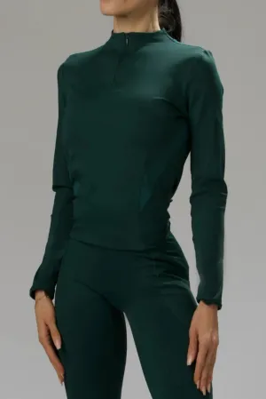 Velocity Quarter-Zip Mesh Performance Top