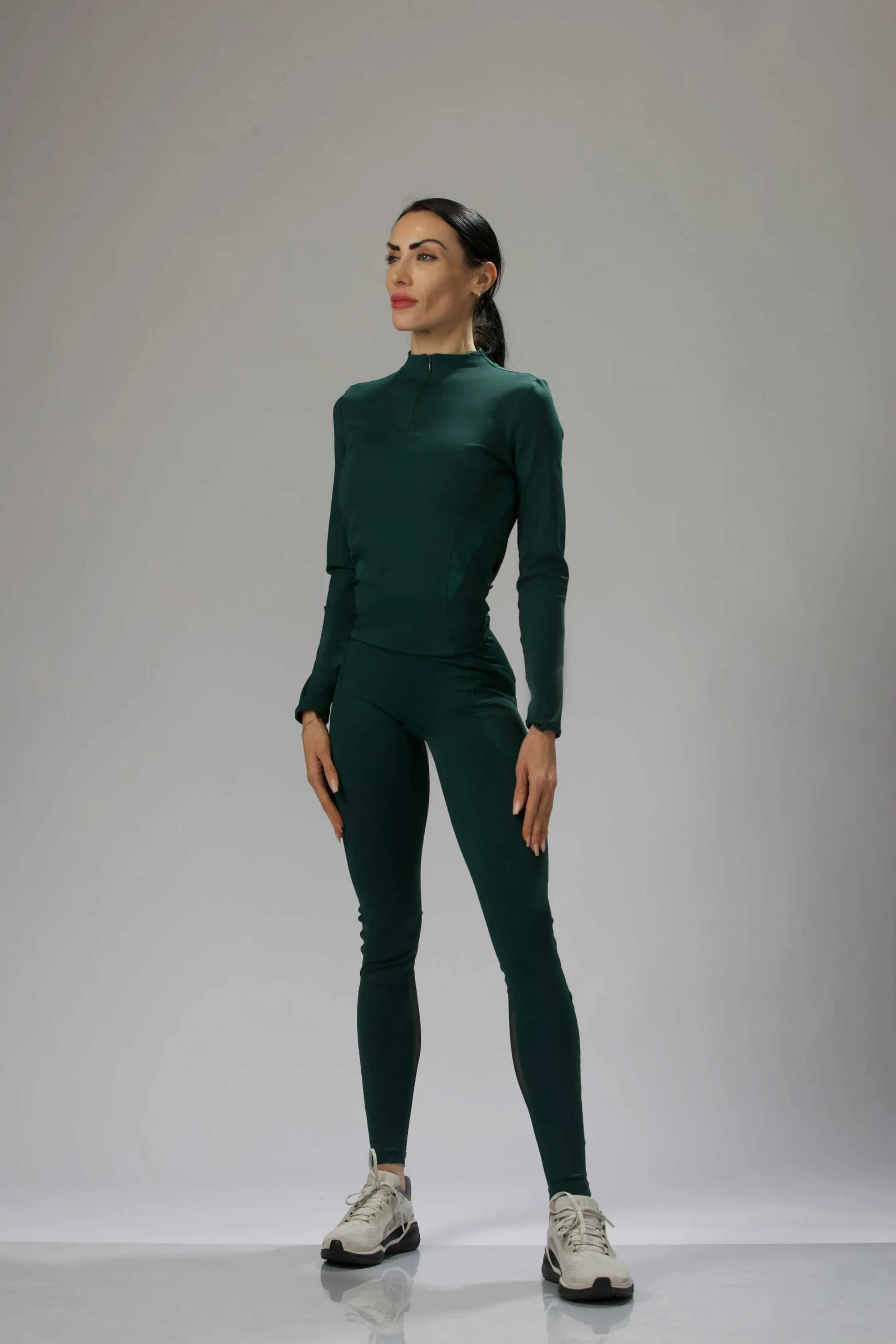 Velocity Quarter-Zip Mesh Performance Top