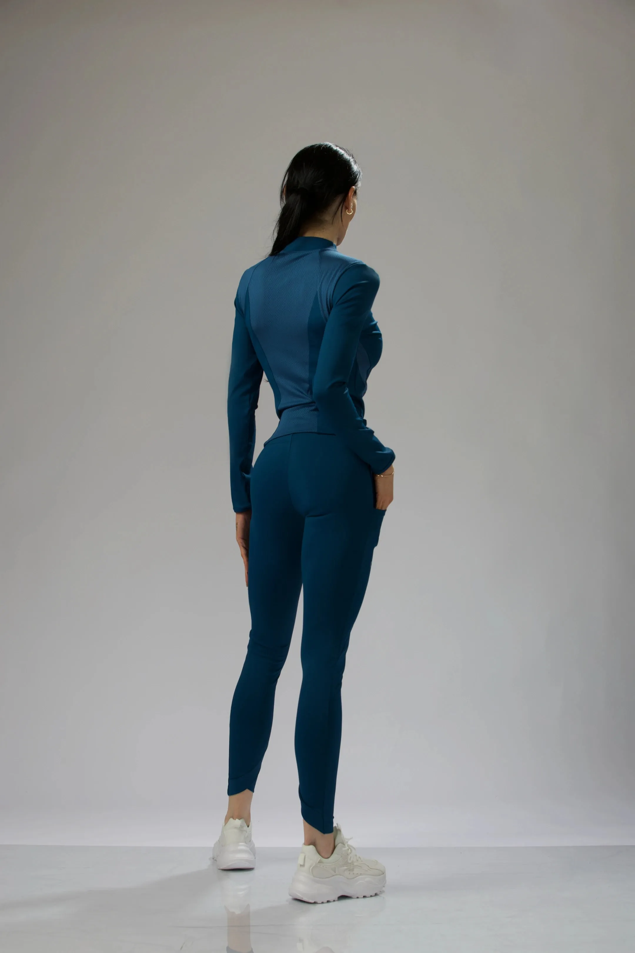 Velocity Quarter-Zip Mesh Performance Top