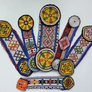 Vintage Afghan Kuchi medallion patch
