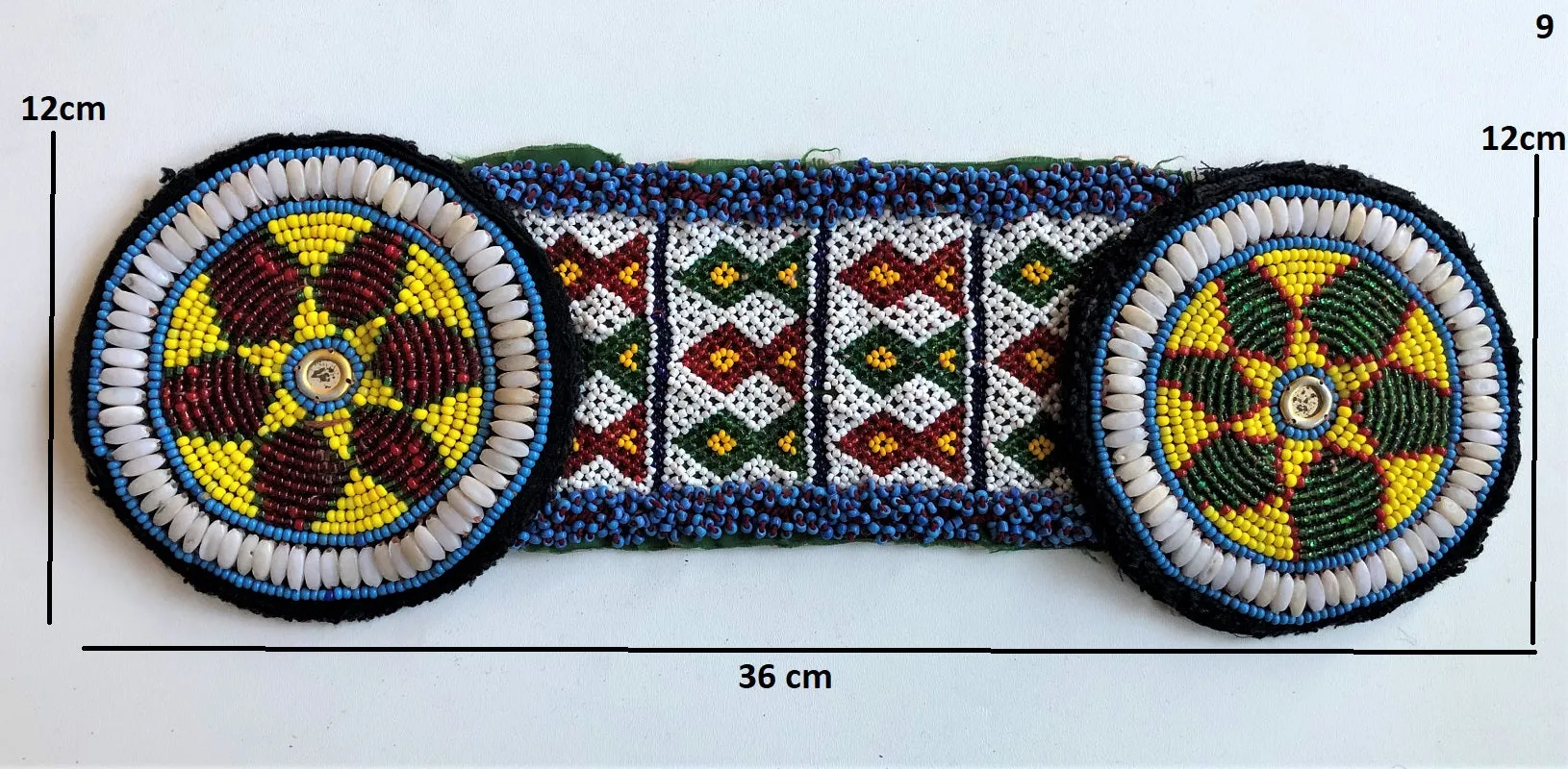 Vintage Afghan Kuchi medallion patch