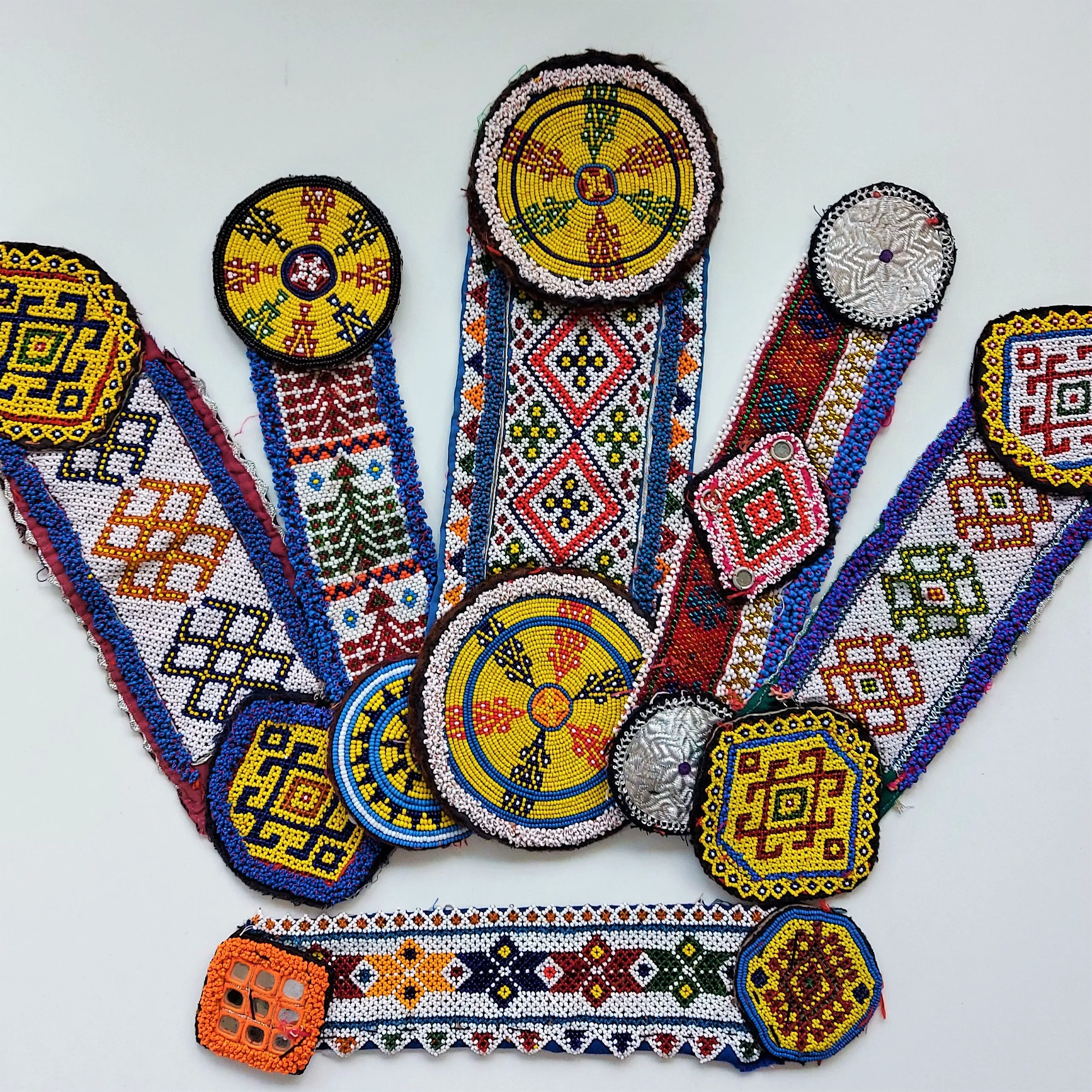 Vintage Afghan Kuchi medallion patch