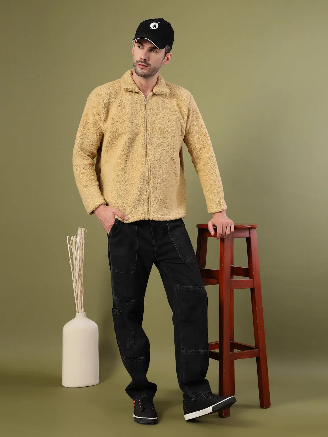 Warm Polyester Sherpa Jacket