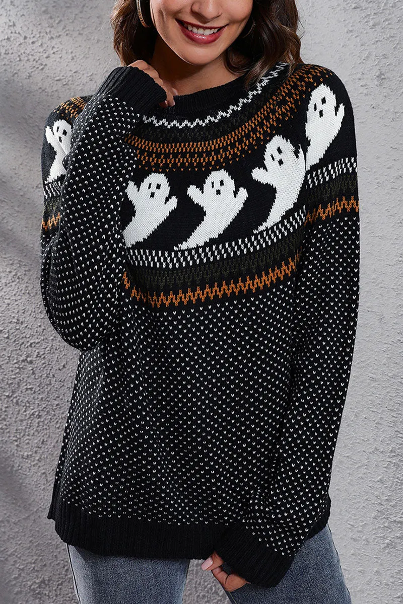 WG0160 Halloween Knitted Sweater