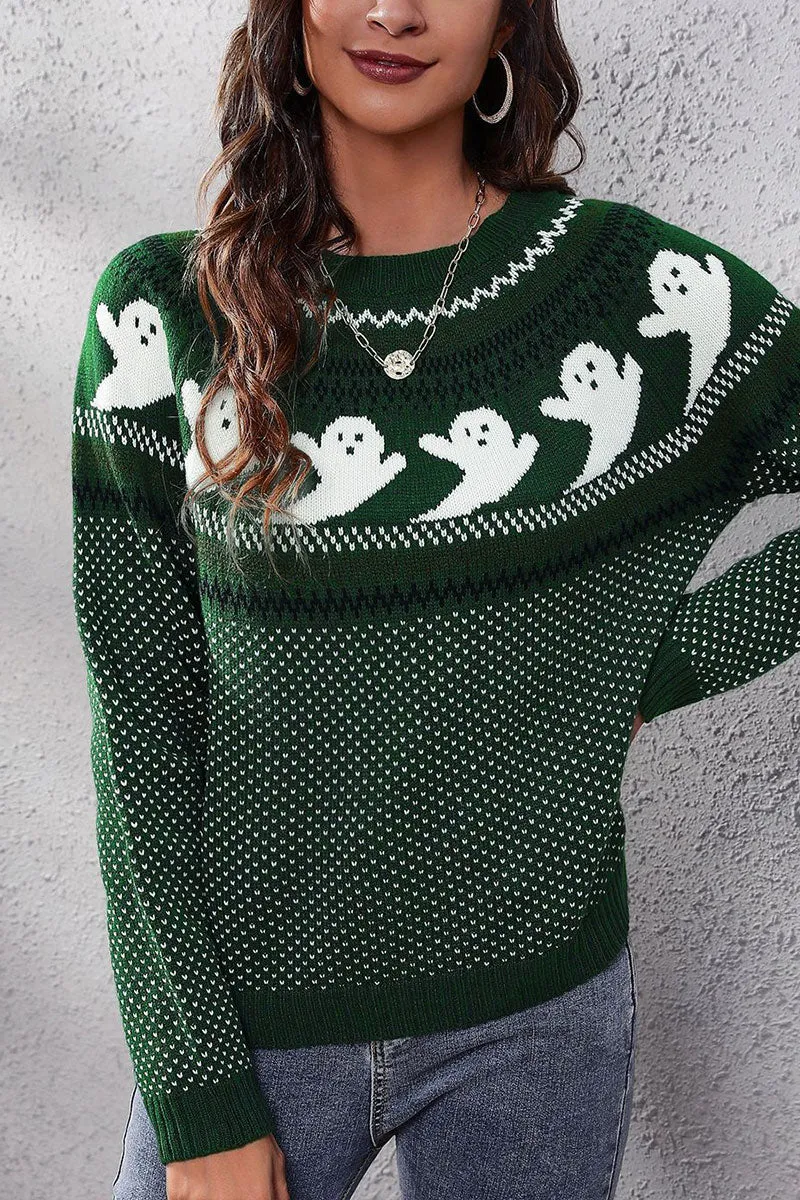 WG0160 Halloween Knitted Sweater