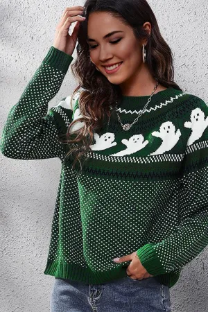 WG0160 Halloween Knitted Sweater