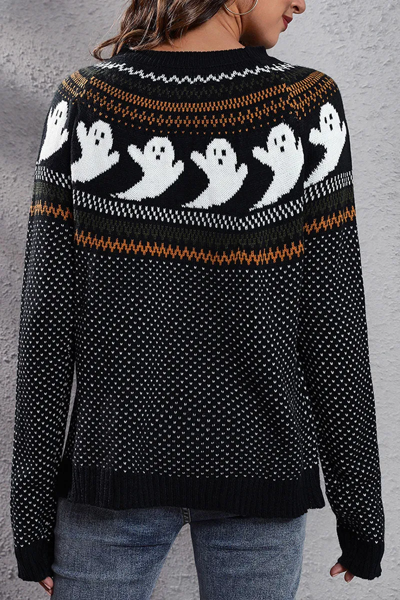 WG0160 Halloween Knitted Sweater