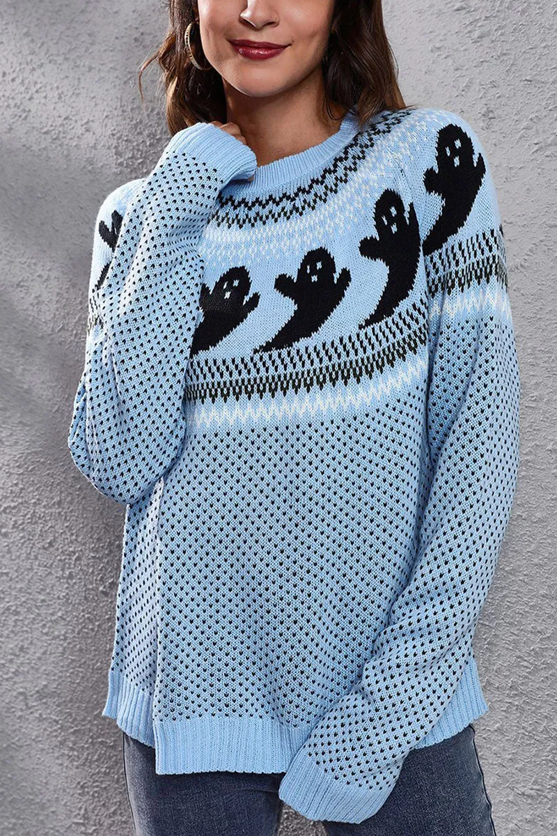 WG0160 Halloween Knitted Sweater