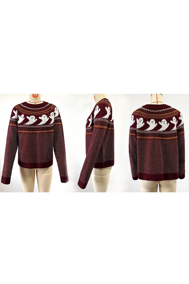 WG0160 Halloween Knitted Sweater