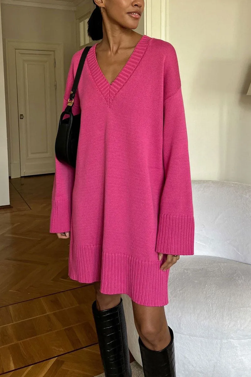 WH0200 Long Sleeve Knitted Sweater