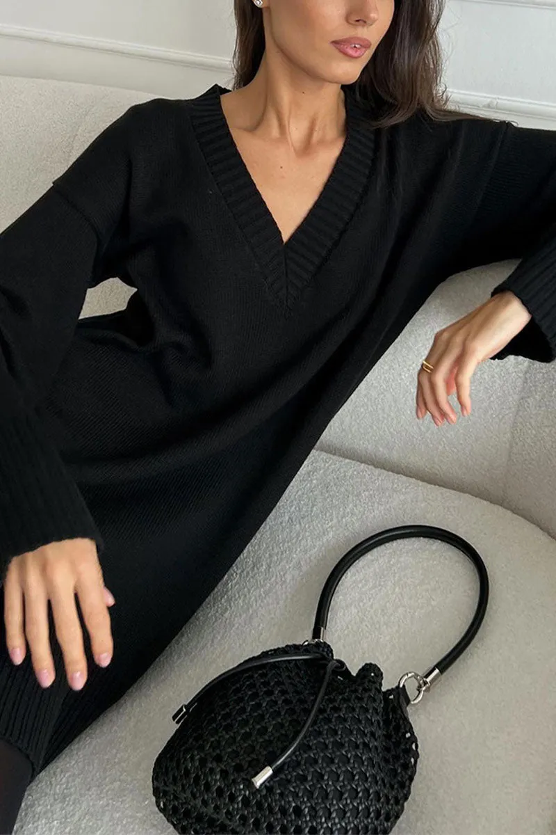 WH0200 Long Sleeve Knitted Sweater