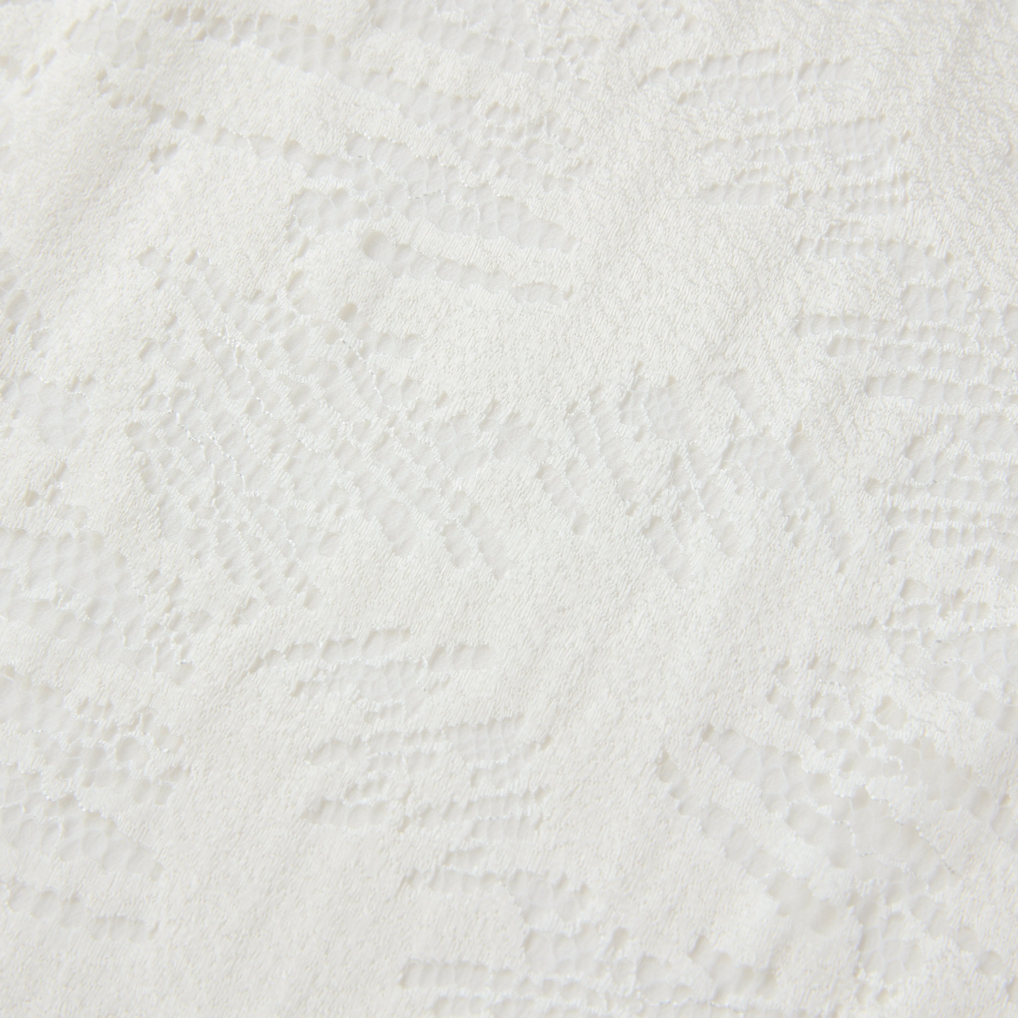 WHITE FLORAL PANEL SHIRT