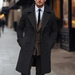 Wilmer™ | Double-Breasted Wool Coat with Buttons