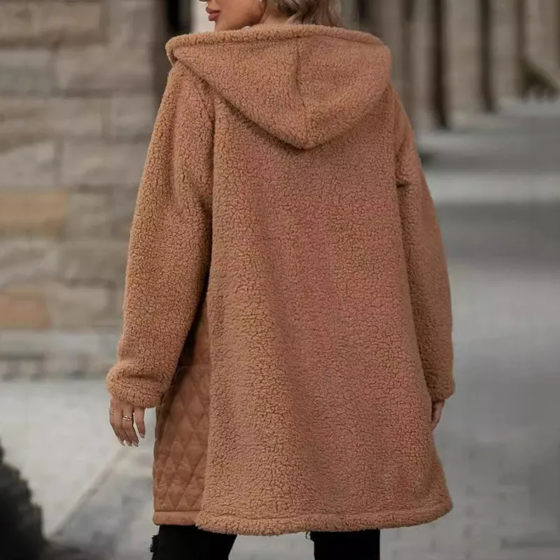 ❄️Winter Specials❄️Women's Cozy Quilted Sherpa Coat