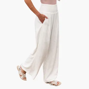 Women's Breathable Linen Pants – Casual & Comfortable Fit