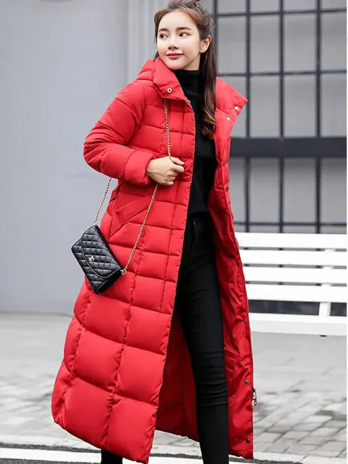 Women's Estella Long Belted Winter Coat