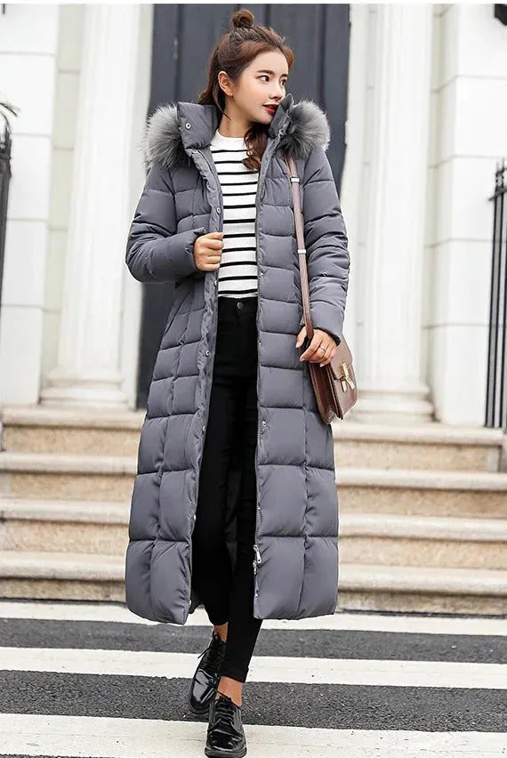 Women's Estella Long Belted Winter Coat