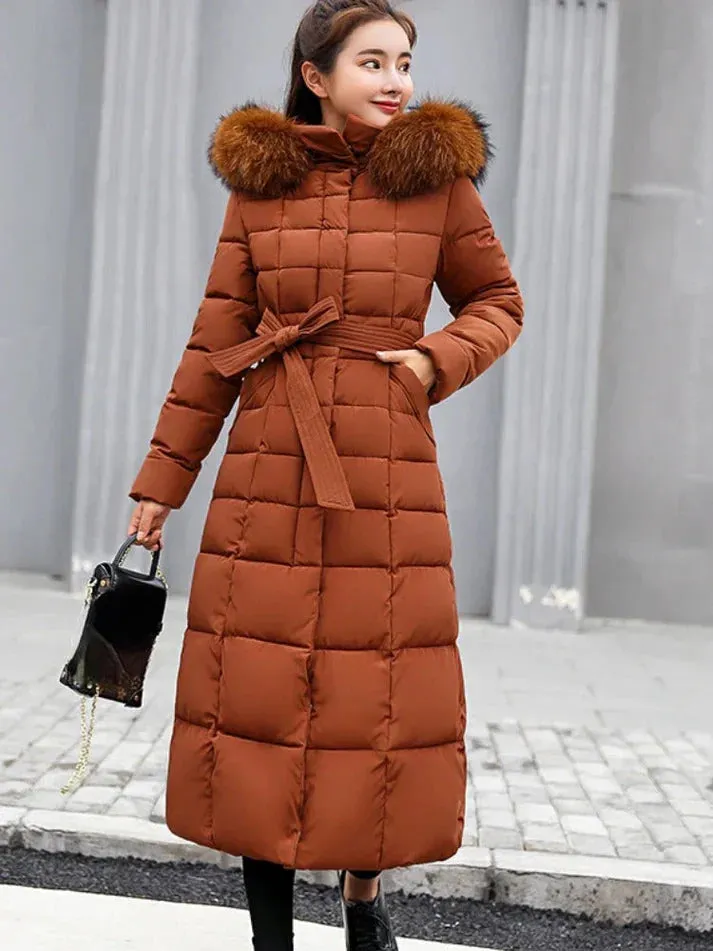 Women's Estella Long Belted Winter Coat