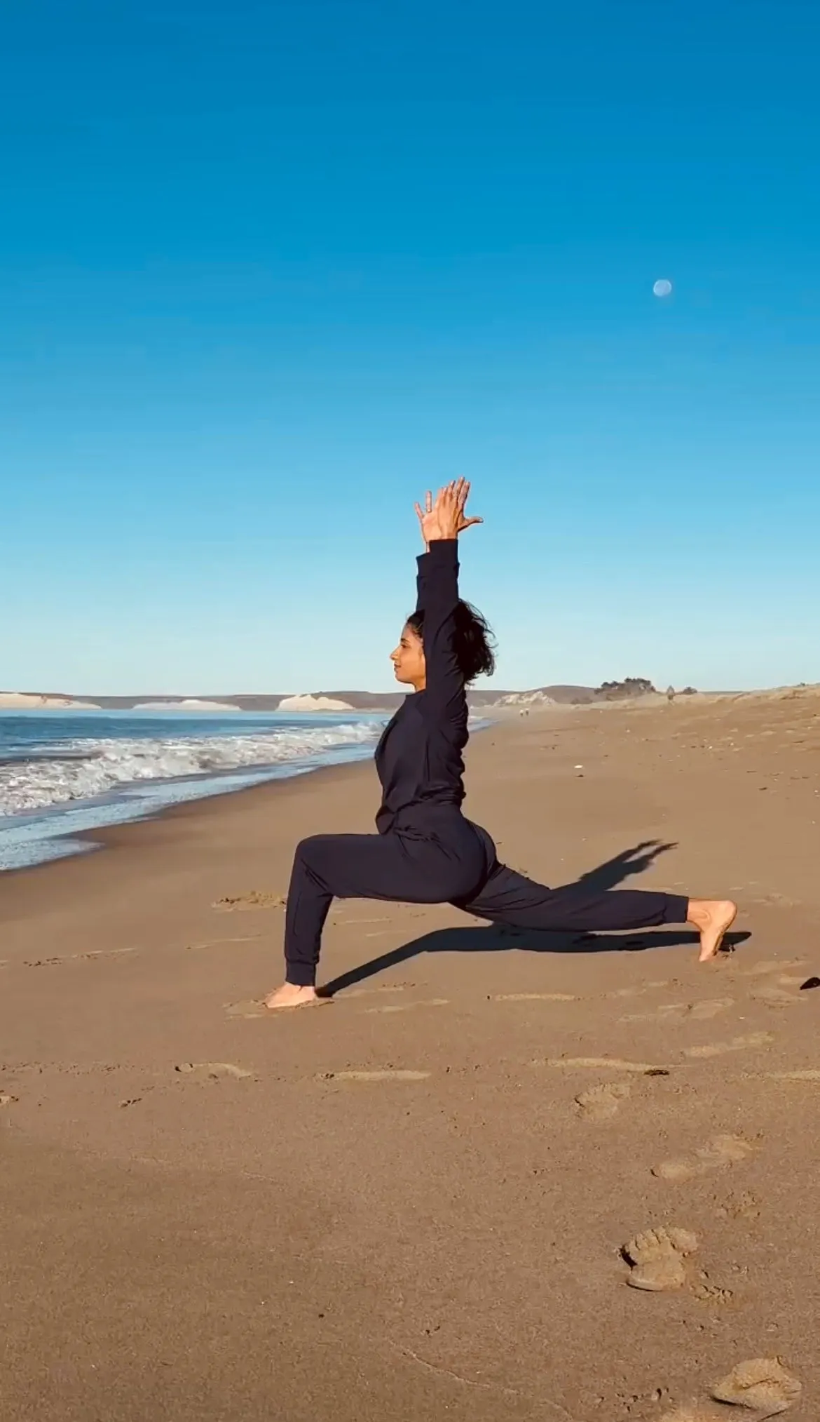 Women's Plain Bamboo Jogger & Pullover Set- Navy