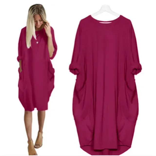 Women’s Relaxed Fit Casual Dress with Pocket