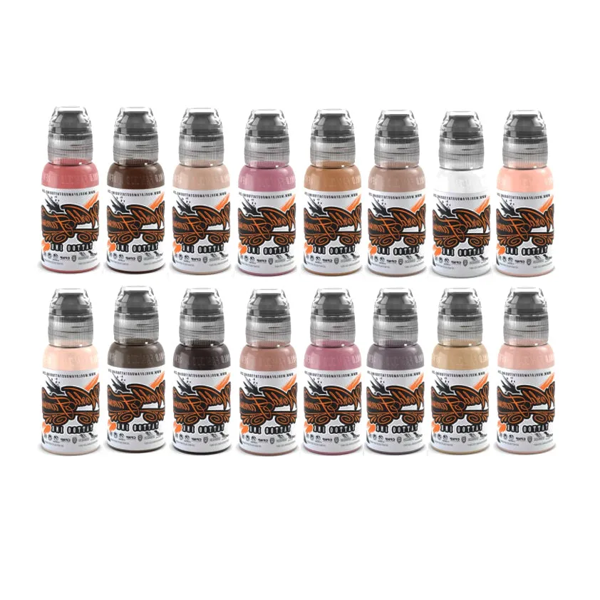 WORLD FAMOUS TATTOO INK PINK RIBBON SET