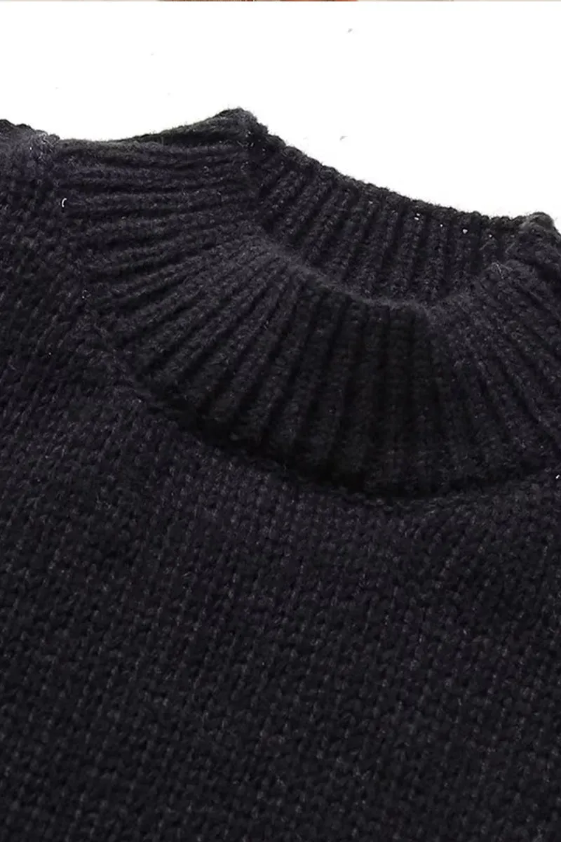 WS3392 Pullover Loose Fit Sweater Outerwear