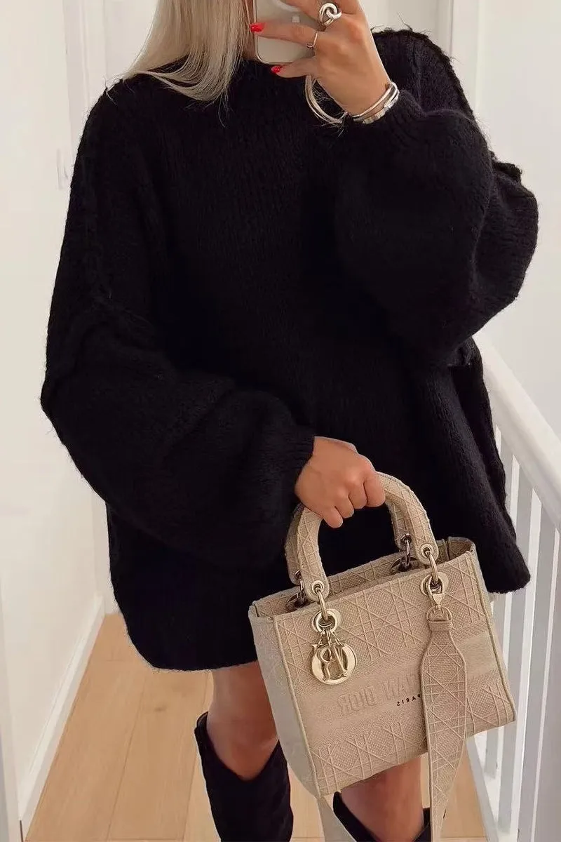 WS3392 Pullover Loose Fit Sweater Outerwear