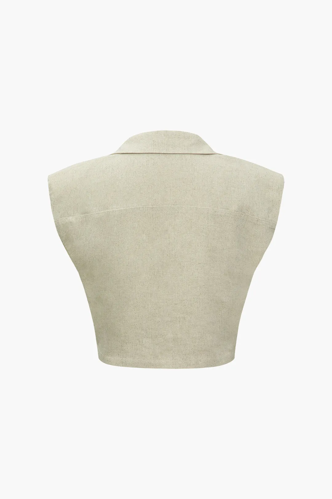 Xavia - Stylish Twist Hem Woman's Sleeveless Top