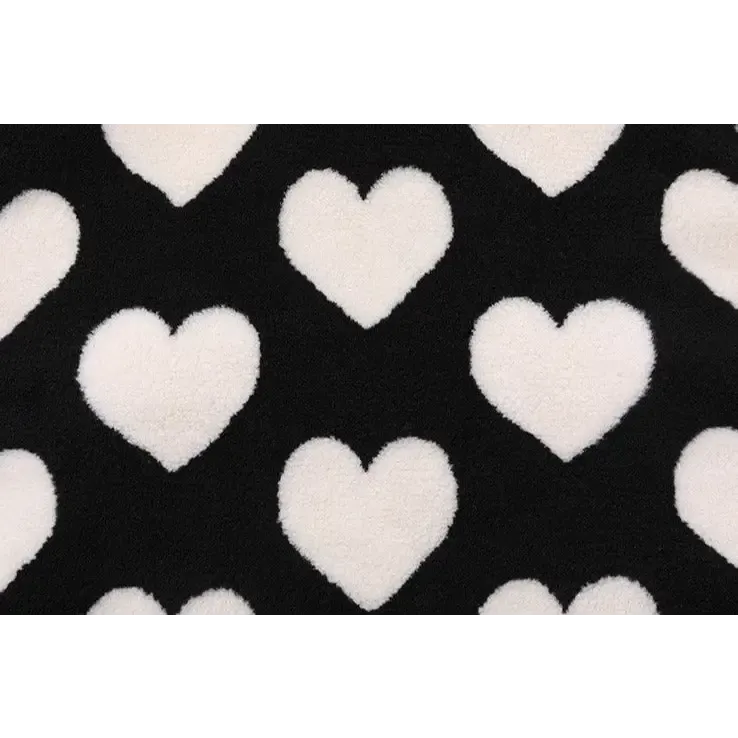 Y2K Heart-Shaped Jacket for Retro Style and Comfort