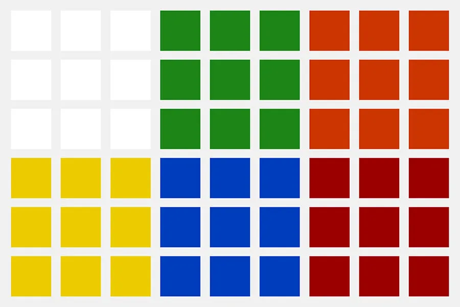 YuXin HuangLong 3x3 Sticker Set