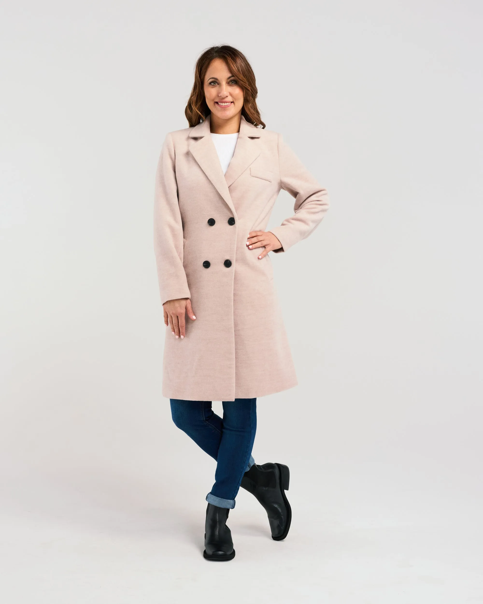 Zafina Felix Coat - Beige