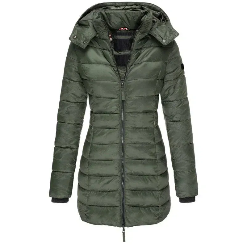 Zara hooded down jacket