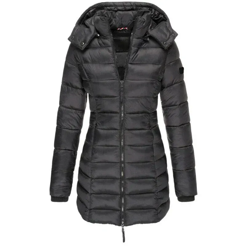 Zara hooded down jacket